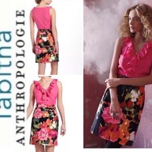 Anthropologie Tabitha Great Escape Floral
Pink Dress Size 4